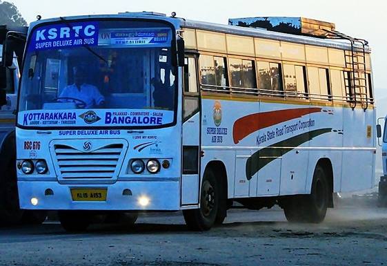 kottarakkara bangalore ksrtc deluxe bus