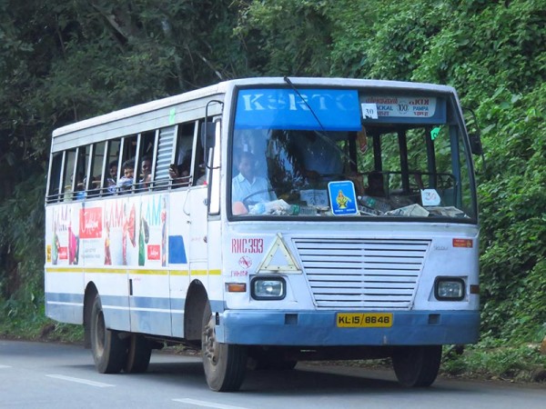 ksrtc-pamba-nilakkal-chain-service-bus