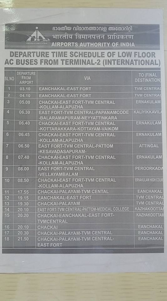 ത ര വനന തപ ര എയർപ ർട ട ൽ