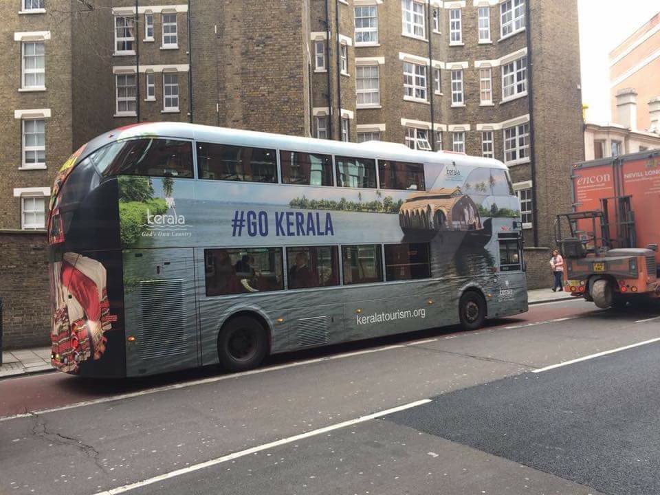 london tourist bus kerala livery