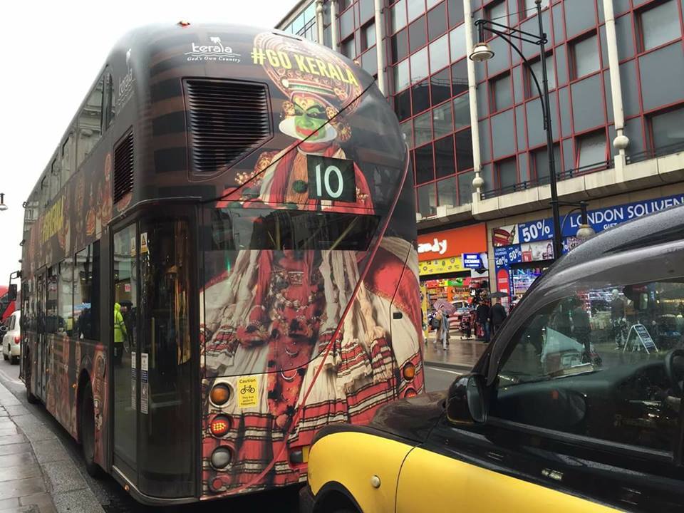london tourist bus kerala livery