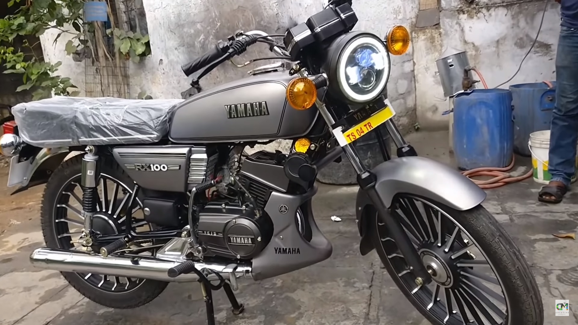 truth behind the yamaha rx100 modified with temp registration number